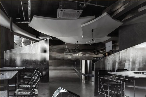 特色火锅店散座装修效果图